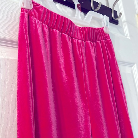 SHEIN 2 pieces set Essnce Zip Up Crop Velvet Jacket & Pants! - Picture 8 of 9